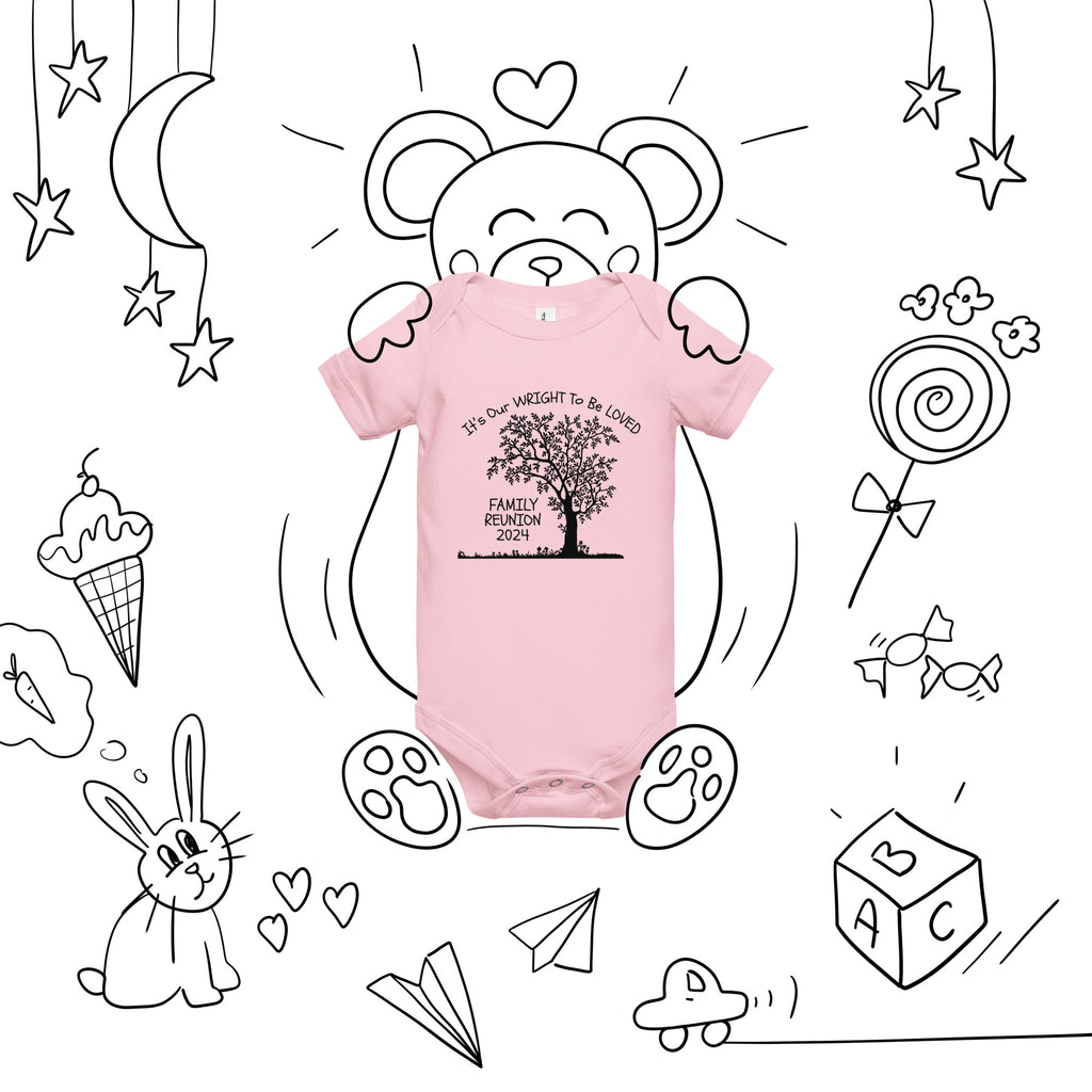 Baby Onsies Wright To Be Loved