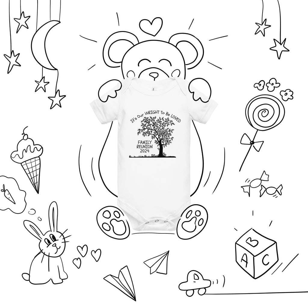 Baby Onsies Wright To Be Loved