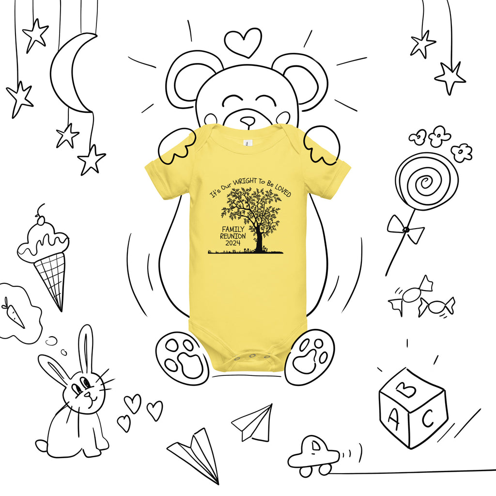 Baby Onsies Wright To Be Loved