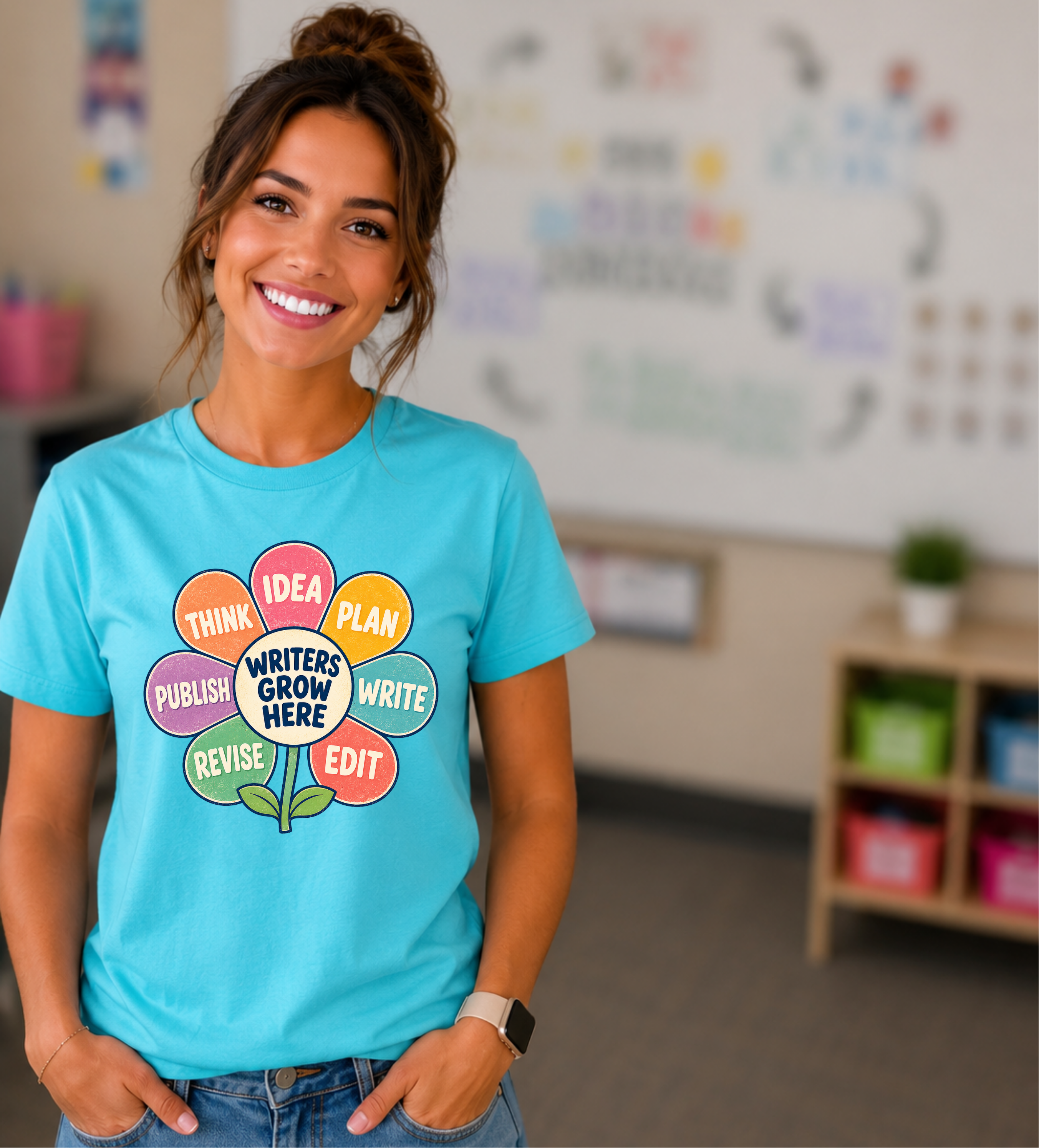 Writers Grow Here Tee