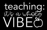 Apron - Teaching: It's a whole vibe