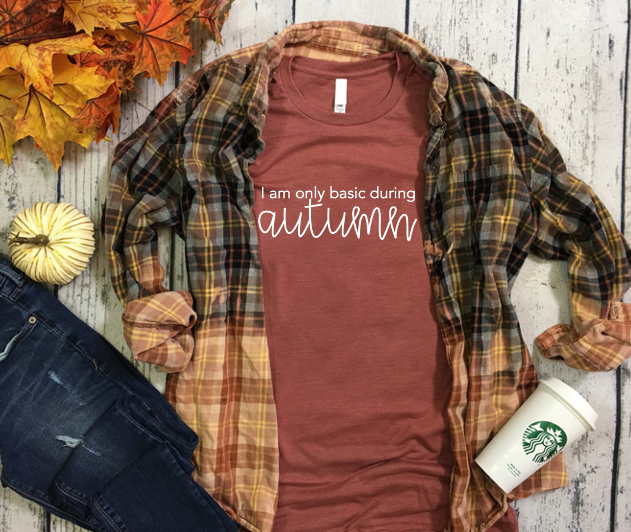 basic in autumn tee