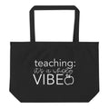 Large organic VIBE tote bag