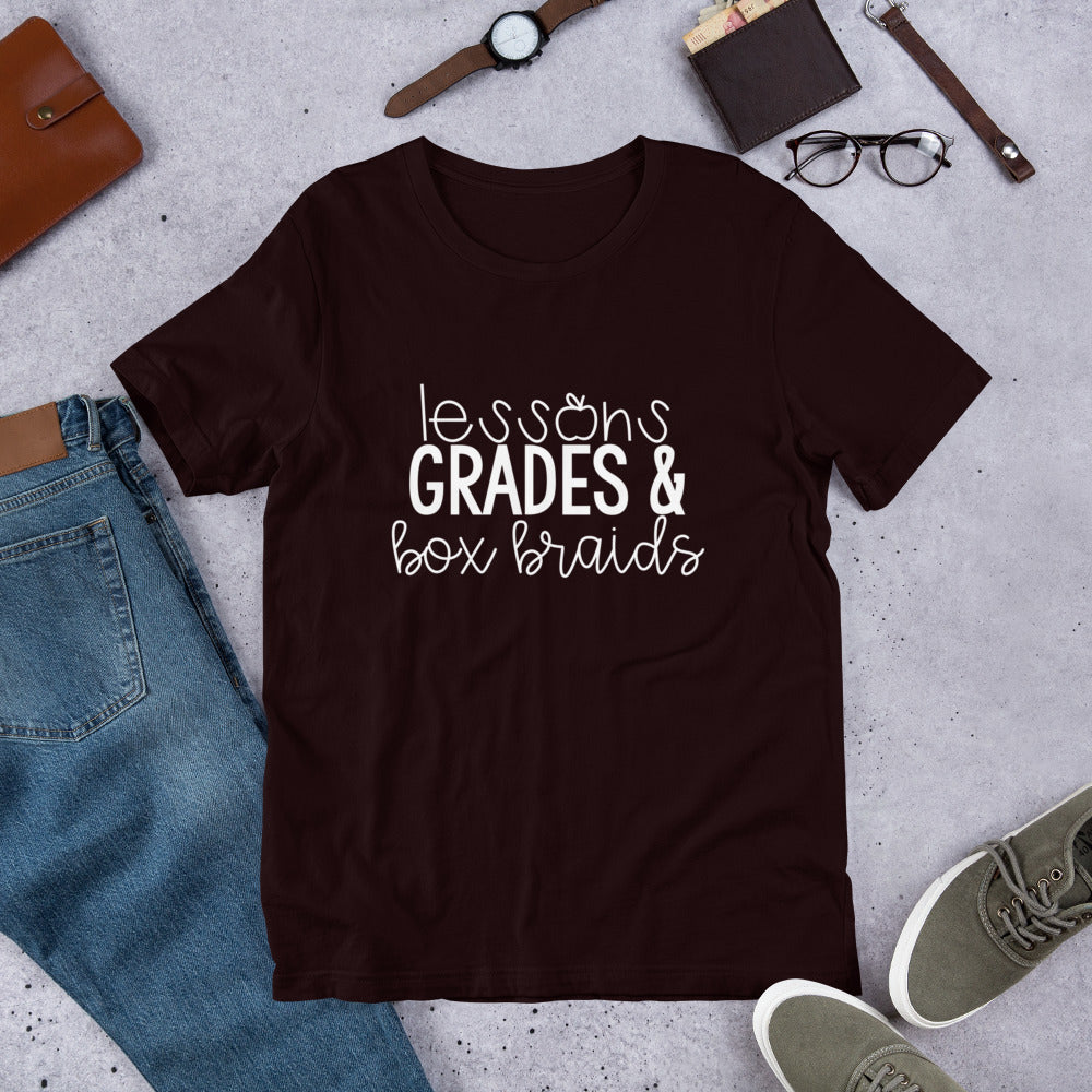 box braids & grades tee