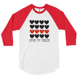 love to teach baseball tee
