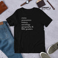 civics + geo fifth grade tee