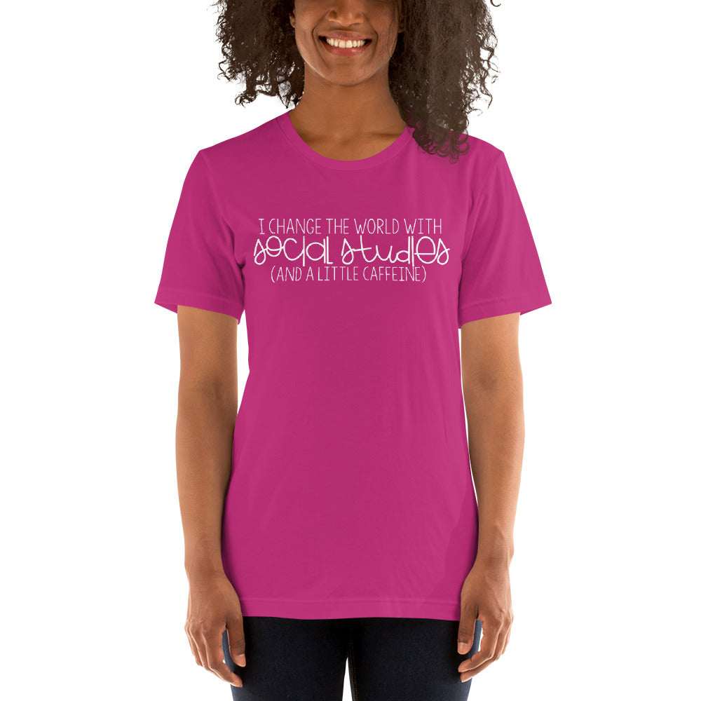social studies + caffeine tee