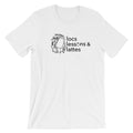 locs & lessons + lattes BLACK print