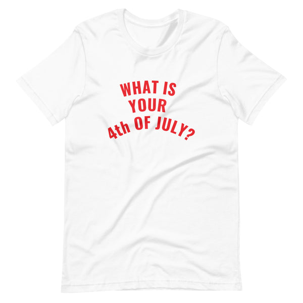 what is your fourth of july tee (white+red)