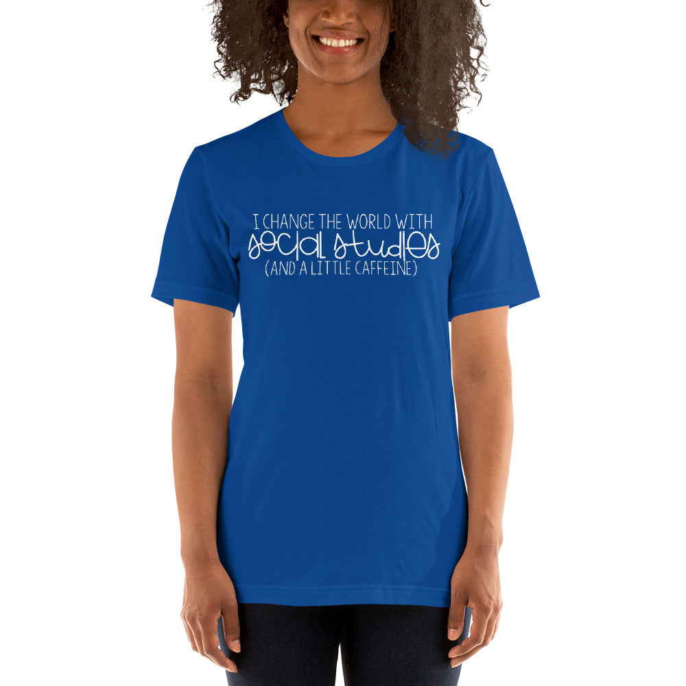 social studies + caffeine tee