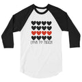 love to teach + baseball tee