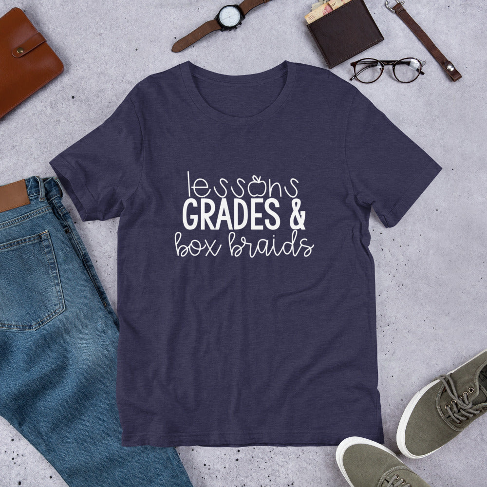 box braids & grades tee