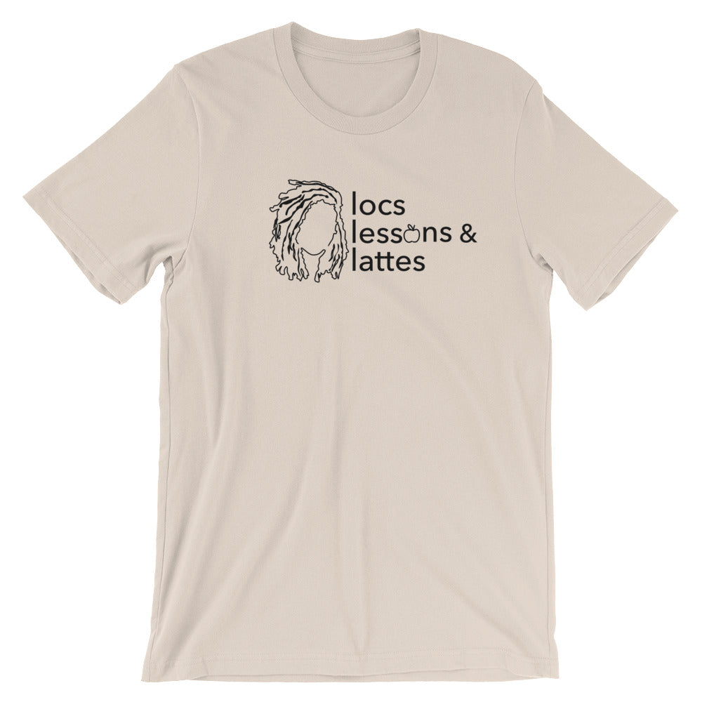 locs & lessons + lattes BLACK print