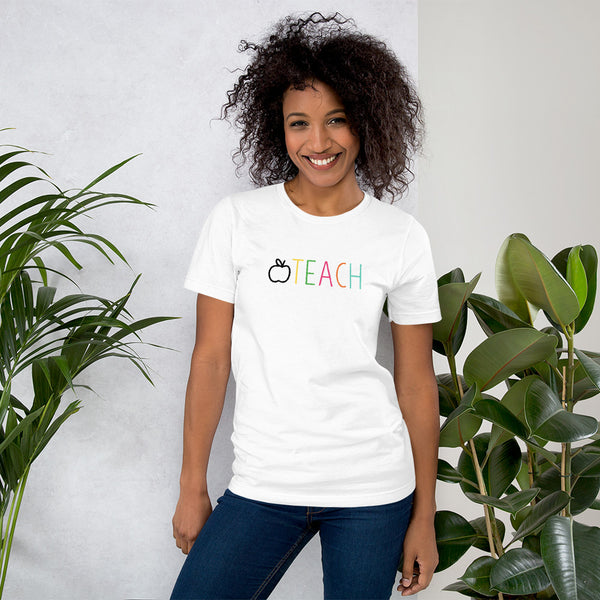 neon teach tee