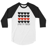 love to teach baseball tee