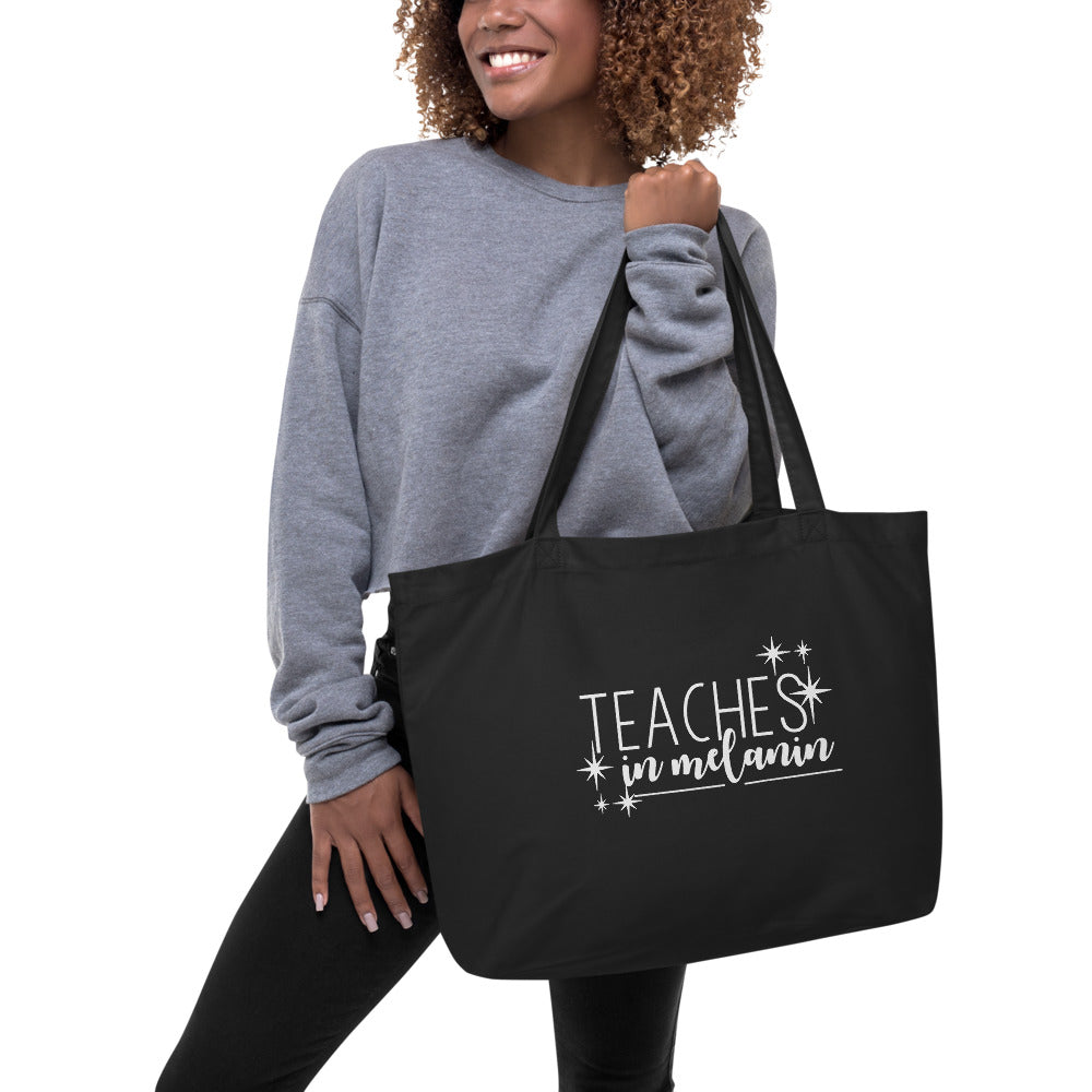 Large organic MELANIN tote bag
