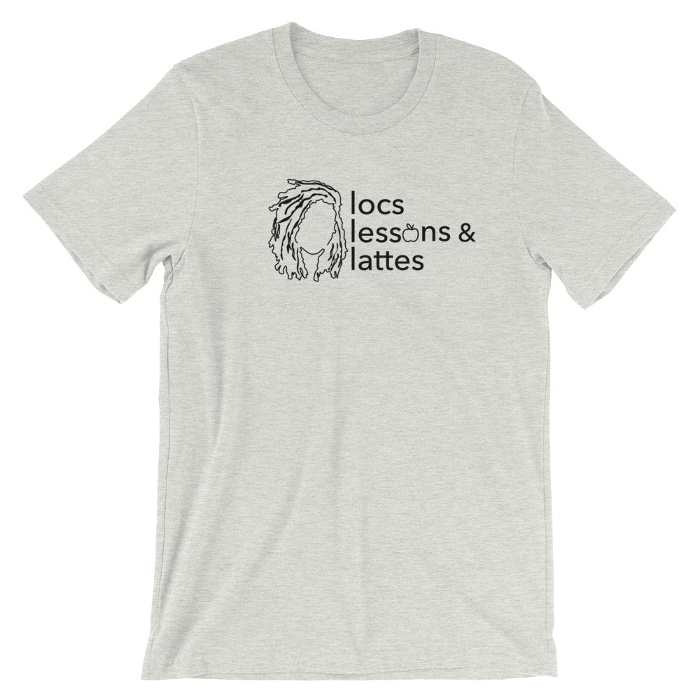 locs & lessons + lattes BLACK print