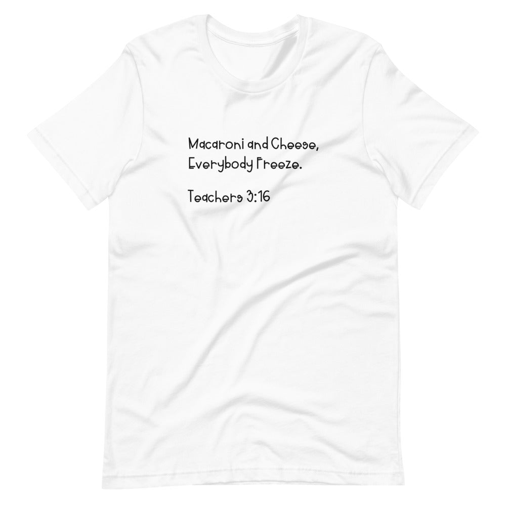 mac + cheese freeze tee