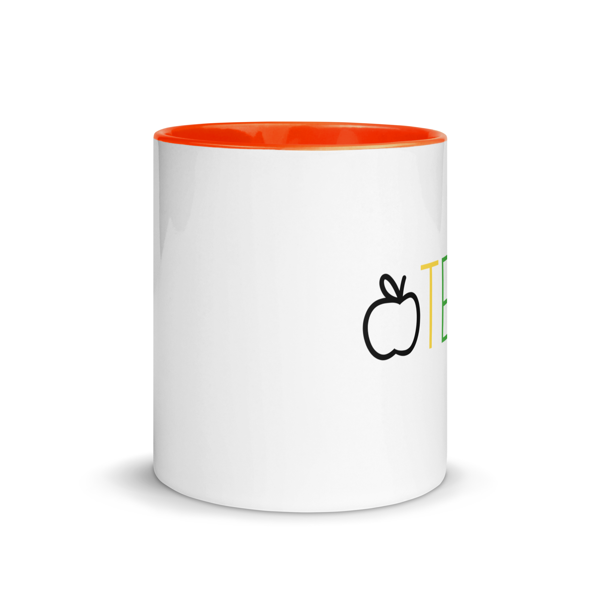 neon teach mug